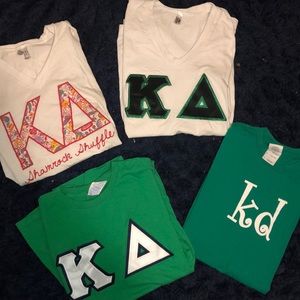 Bundle of medium Kappa Delta t shirts